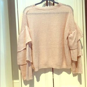 100% Polyester Light Pink Sweater